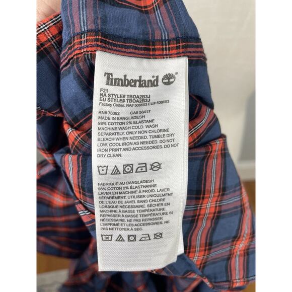 Timberland Regular Fit Button Up Shirt Men’s XL - Picture 6 of 6
